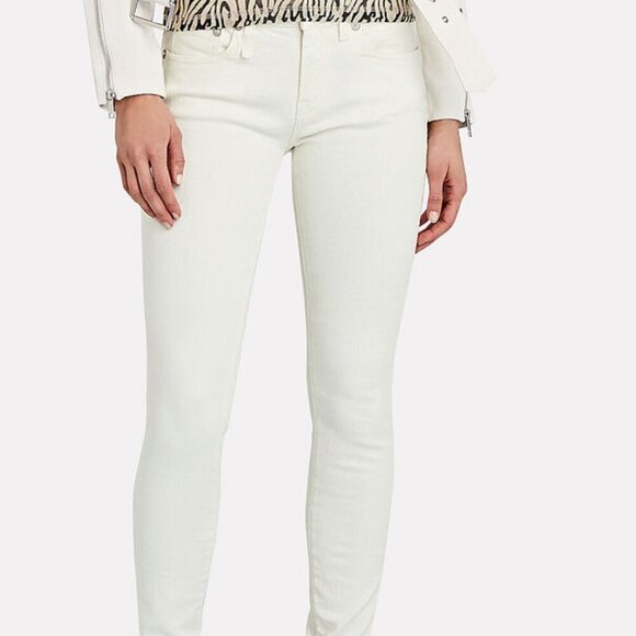 R13 Kate Skinny Jeans in Garret White - Picture 1 of 9